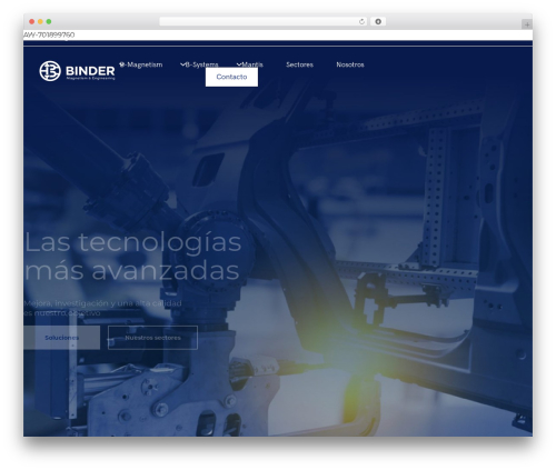 Halena best WordPress theme - binder-es.com