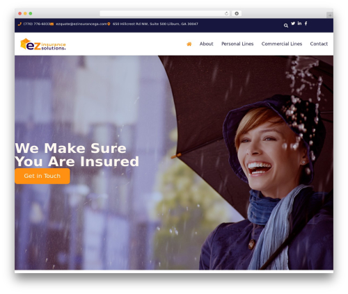 Us map WordPress plugin - ezinsurancega.com