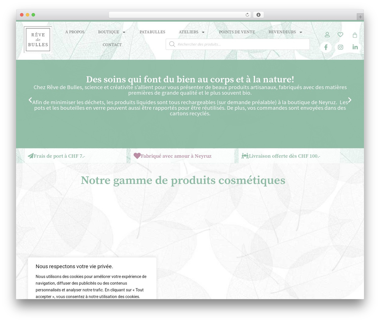 Theme WordPress Hello Elementor - revedebulles.ch