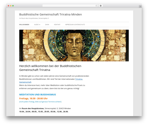 Tiny Framework WordPress website theme - buddhismus-minden.de Tiny Framework WordPress website theme - buddhismus-minden.de