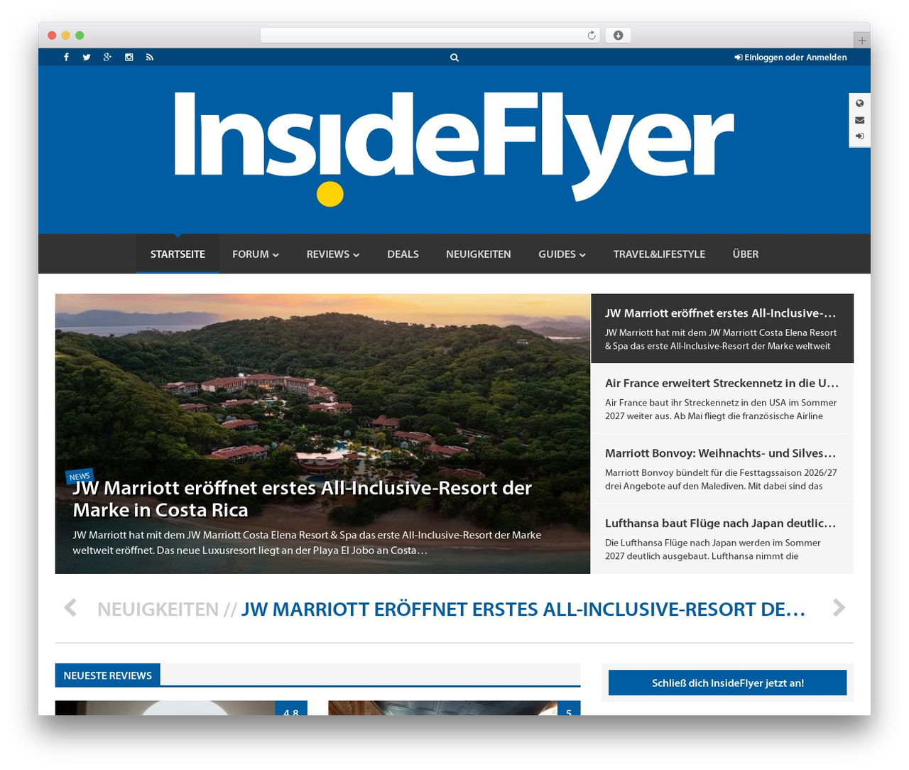 WordPress theme InsideFlyer - insideflyer.de WordPress theme InsideFlyer - insideflyer.de
