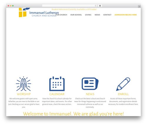 Beaver Builder Theme WordPress theme - immanuel-ed.org
