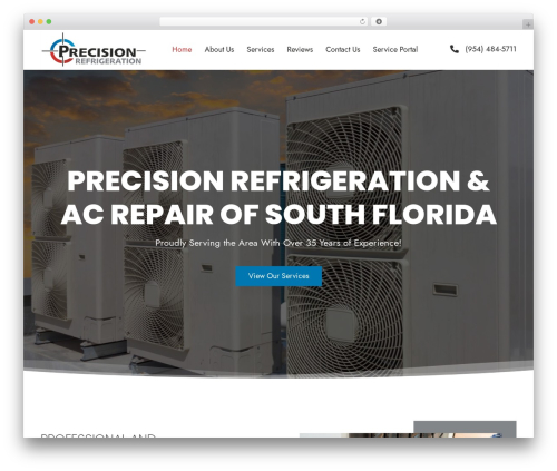 Servicetrade service portal WordPress plugin - precisionrefrigerationac.com