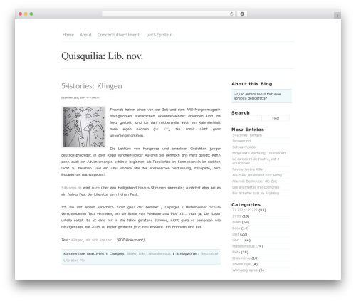 Blass2 WordPress theme - quisquilia.net/nova_blog/wordpress