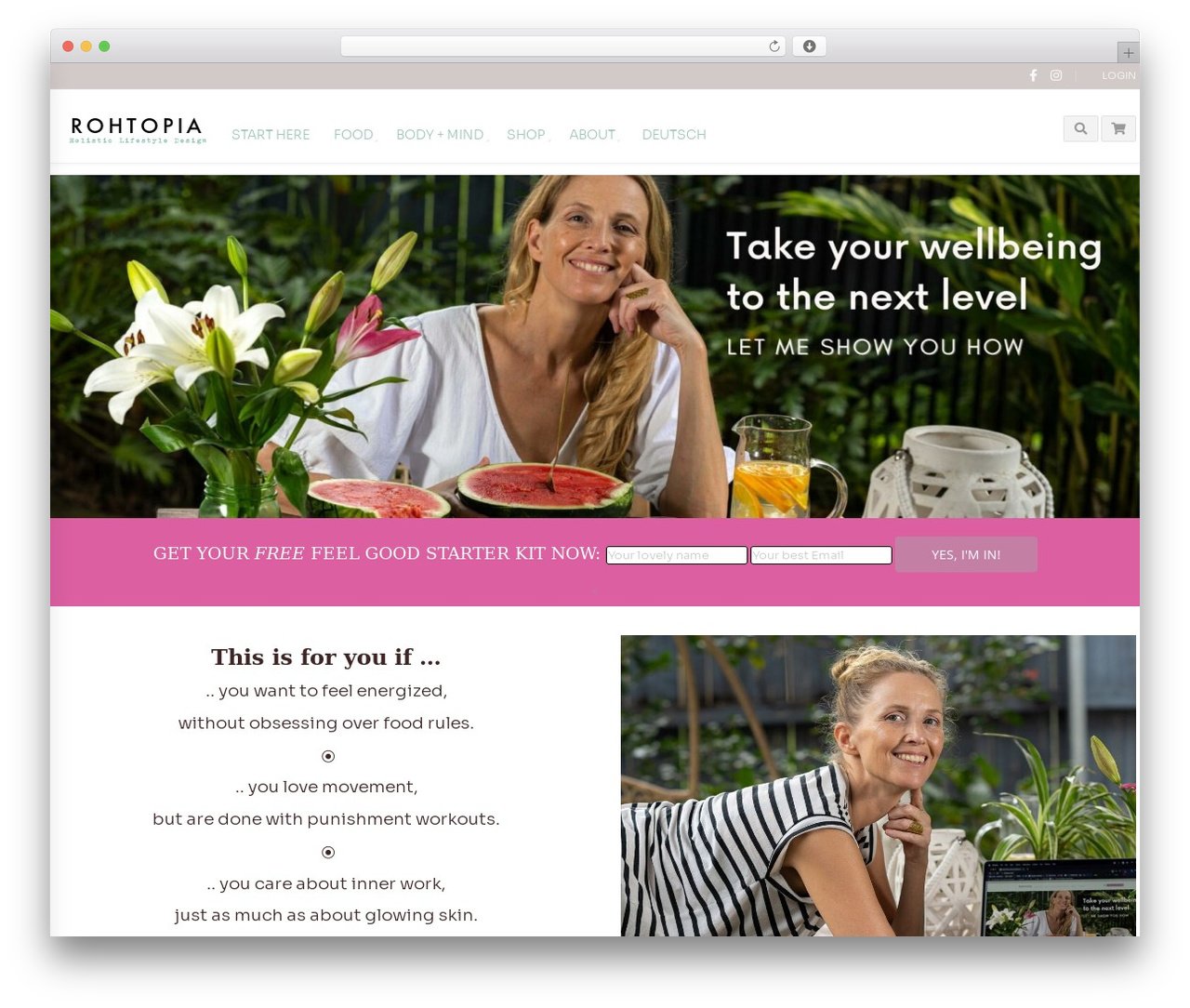 Blaszok WordPress theme design - rohtopia.com