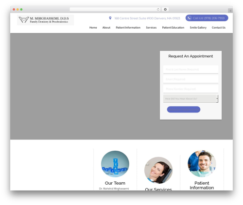 DoctorGenius Framework theme WordPress - libertytreeprosthodontics.com