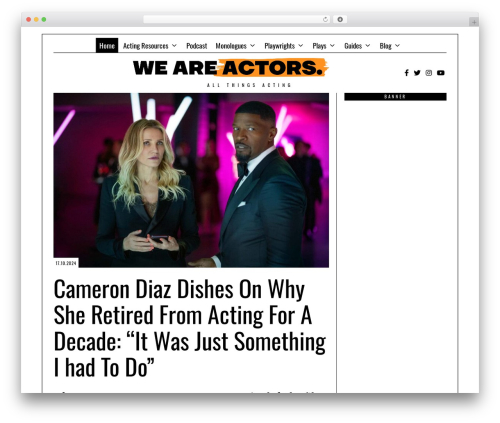 Fox WordPress store theme - weareactors.com