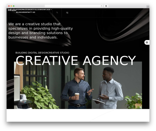 Infolio theme WordPress - infolio1.themescamp.com/original