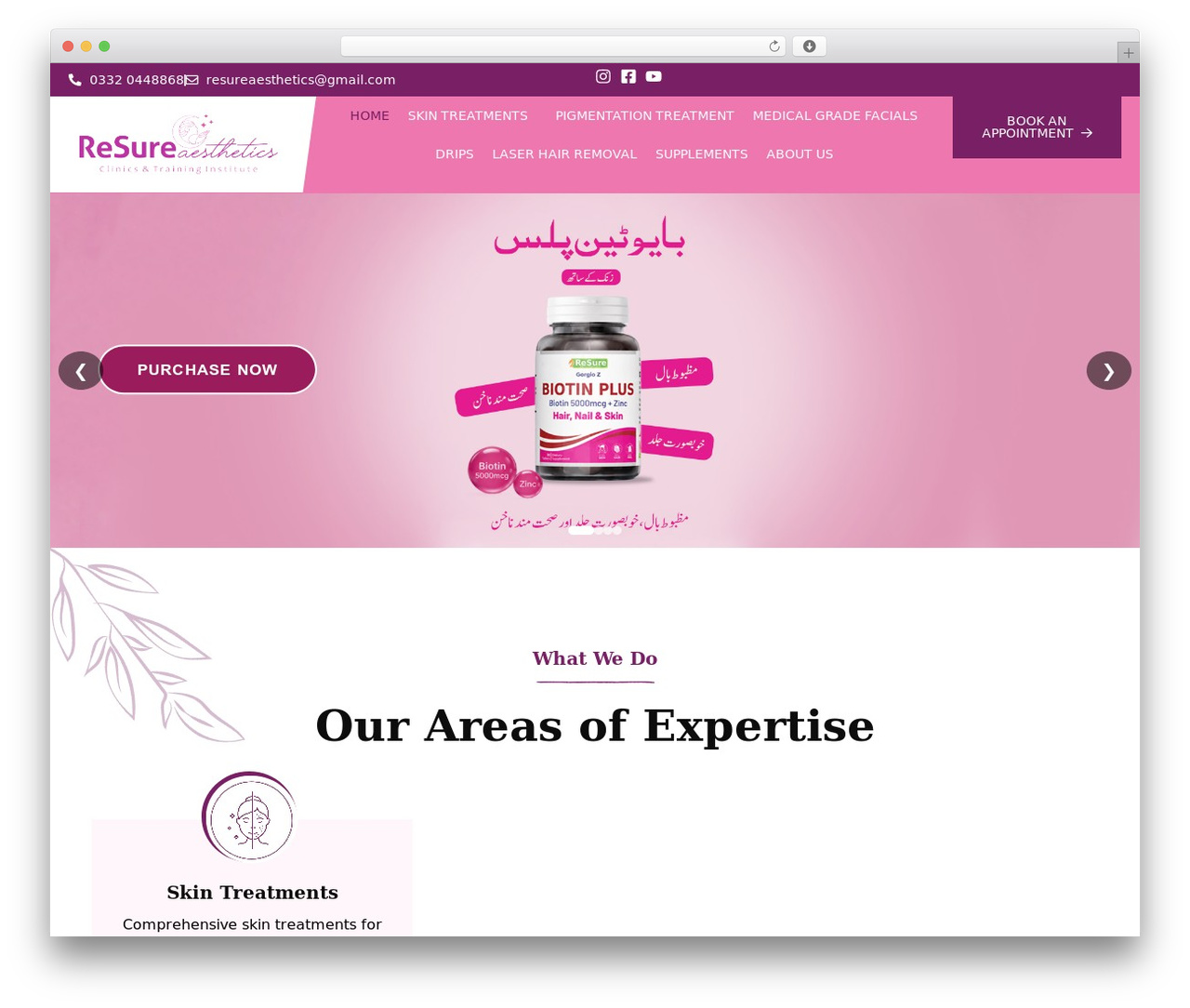 Rasm WordPress theme - resureaesthetics.com Rasm WordPress theme - resureaesthetics.com