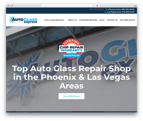 Reach Local best WooCommerce theme - autoglassexpress.com