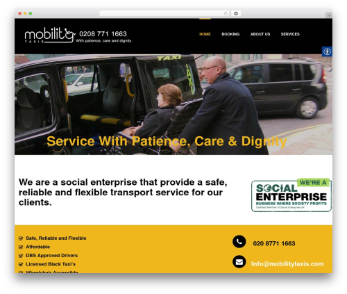 Theme WordPress Octopus - mobilitytaxis.com