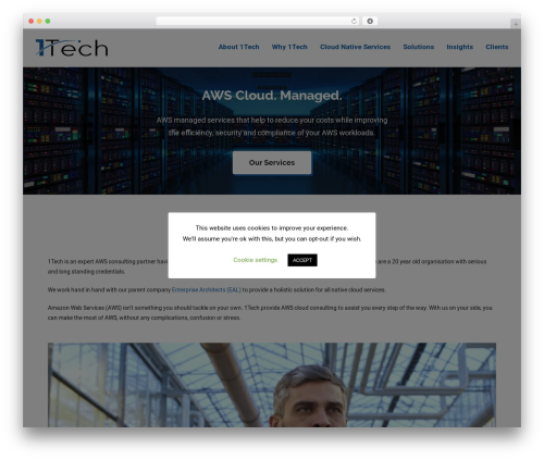 1tech Cloud Servicecs WordPress theme - 1tech.co