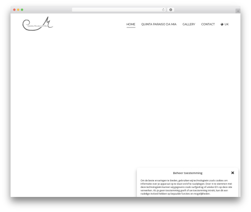 Bridge WordPress website theme - quintaparaisodamia.com