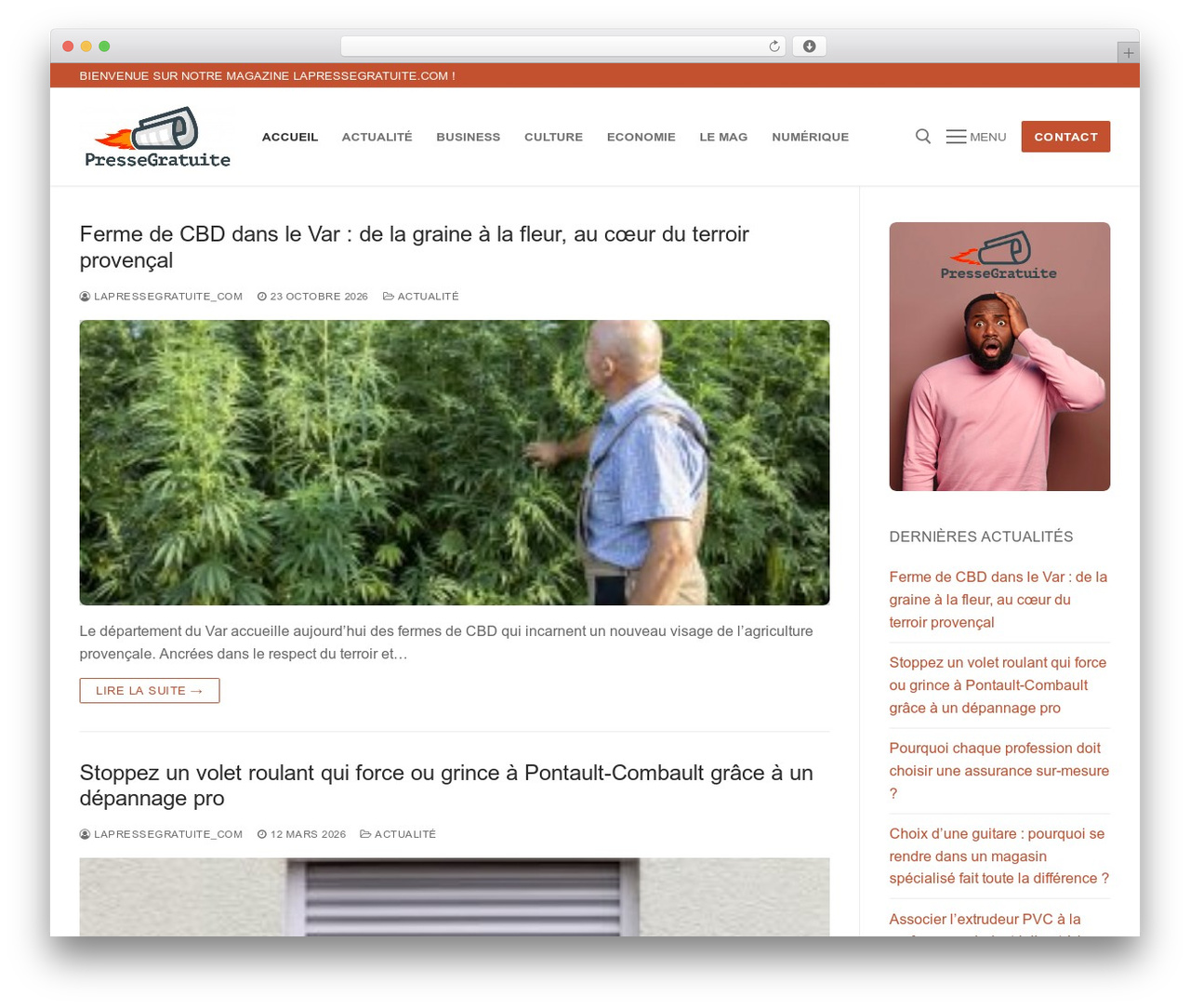 Customify WordPress theme - lapressegratuite.com Customify WordPress theme - lapressegratuite.com