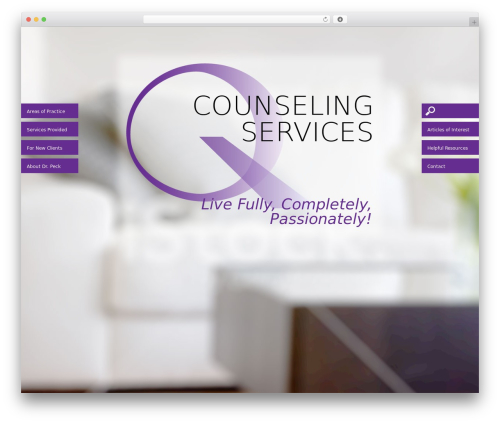 Diversity WordPress theme - qcounseling.com