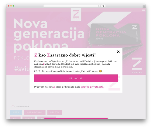 EA93 Wordpress Webpack Theme v1.0 WordPress store theme - zcentar.hr