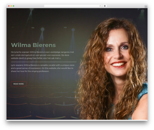 Eveny template WordPress - wilmabierens.nl