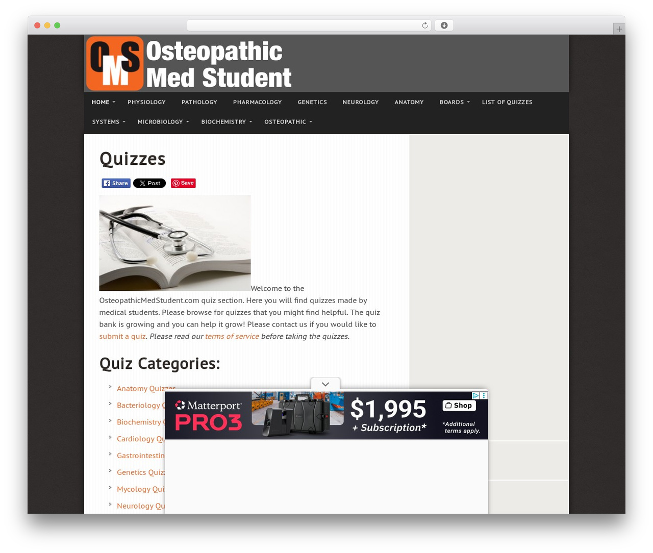 Genesis WordPress theme - quizzes.osteopathicmedstudent.com Genesis WordPress theme - quizzes.osteopathicmedstudent.com