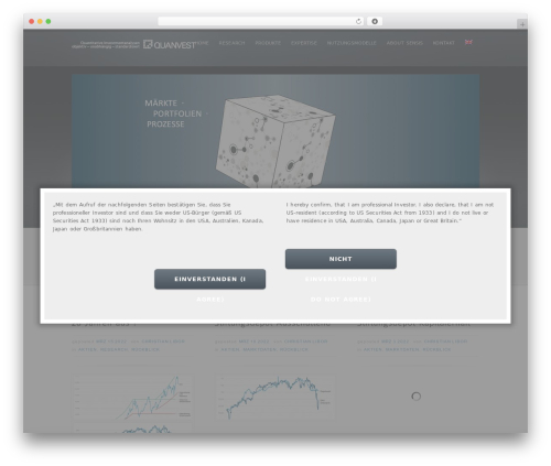 inFocus WordPress theme - quanvest.de