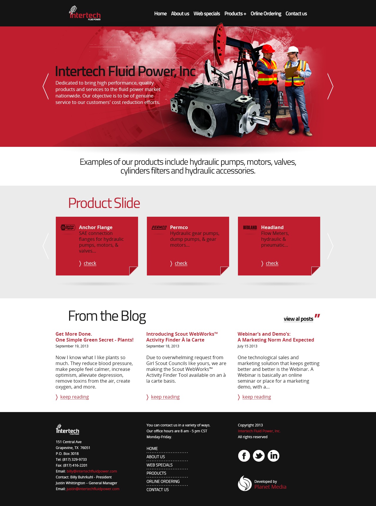 INTERTECH theme WordPress INTERTECH theme WordPress