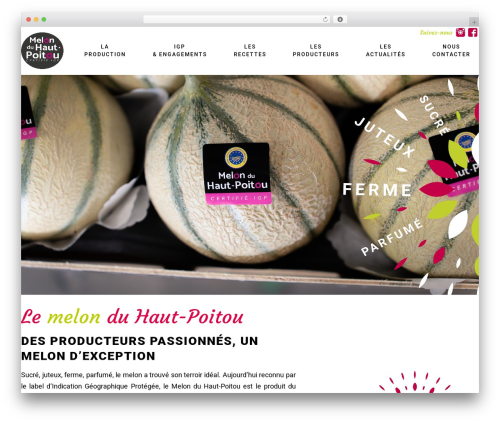 Melon WordPress theme - melon-hautpoitou.fr