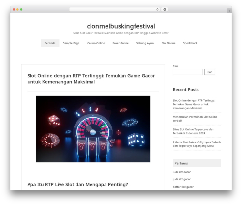 Noto Simple WordPress theme - clonmelbuskingfestival.com