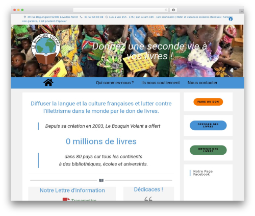 Simple facebook plugin WordPress plugin - lebouquinvolant.com