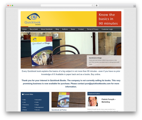 Quick Books WordPress theme - quicklookbooks.com