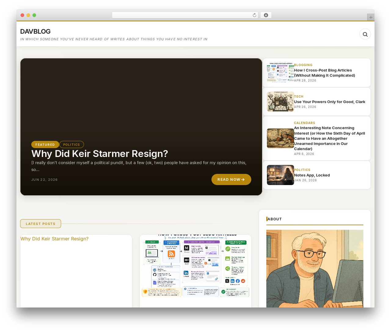 QuickGamely WordPress theme design - blog.dave.org.uk