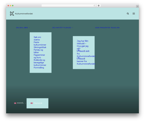 Theme WordPress Uncode - kulturminnefondet.no