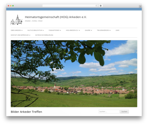 Tiny Framework theme WordPress free - arkeden.de