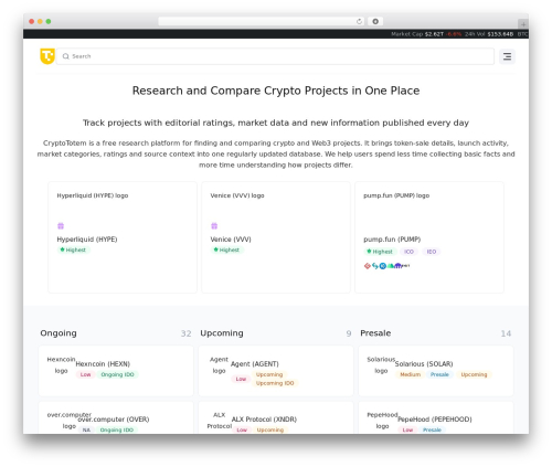 Ultimate Conversion premium WordPress theme - cryptototem.com