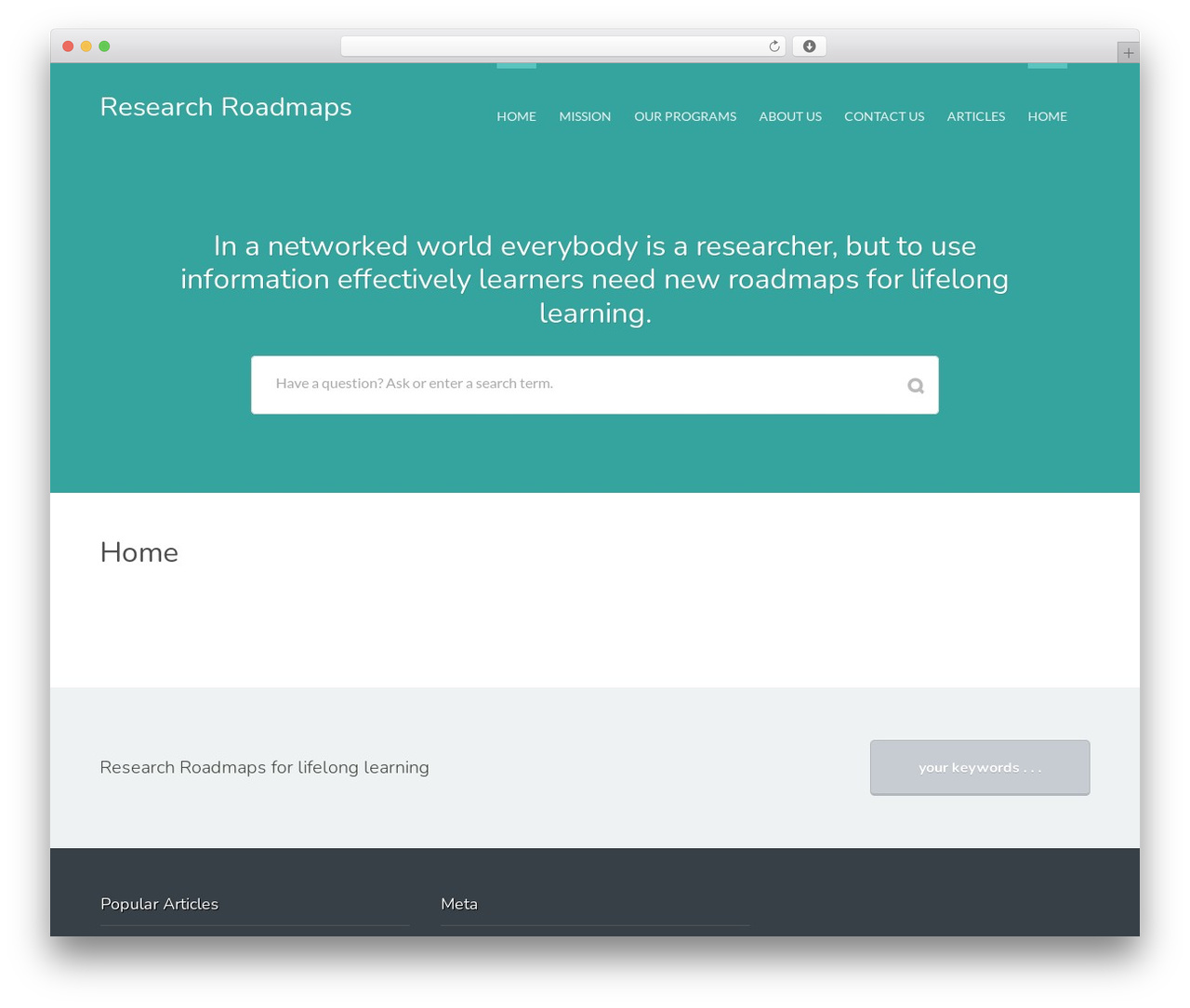 WordPress theme Flatbase - researchroadmaps.org WordPress theme Flatbase - researchroadmaps.org
