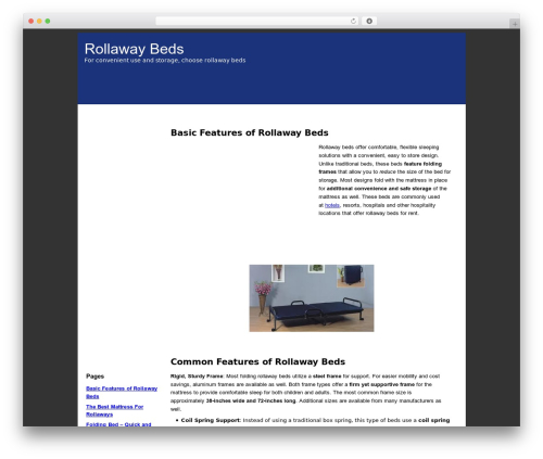 WordPress theme IntelliTheme - rollawaybeds.org