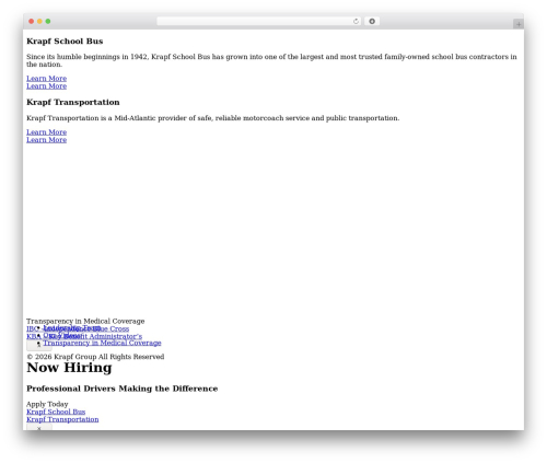 WordPress theme Simple Theme - krapfbus.com