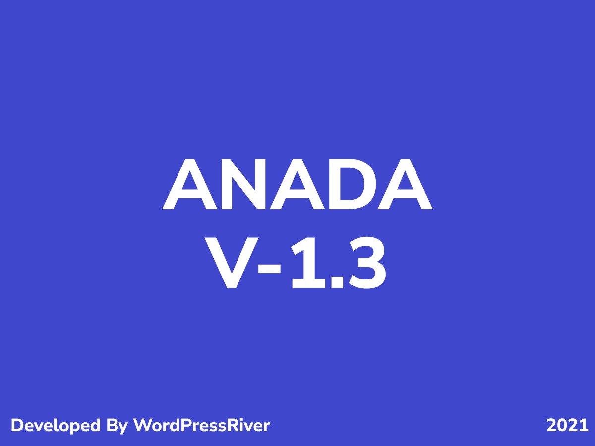 Anada WordPress website template