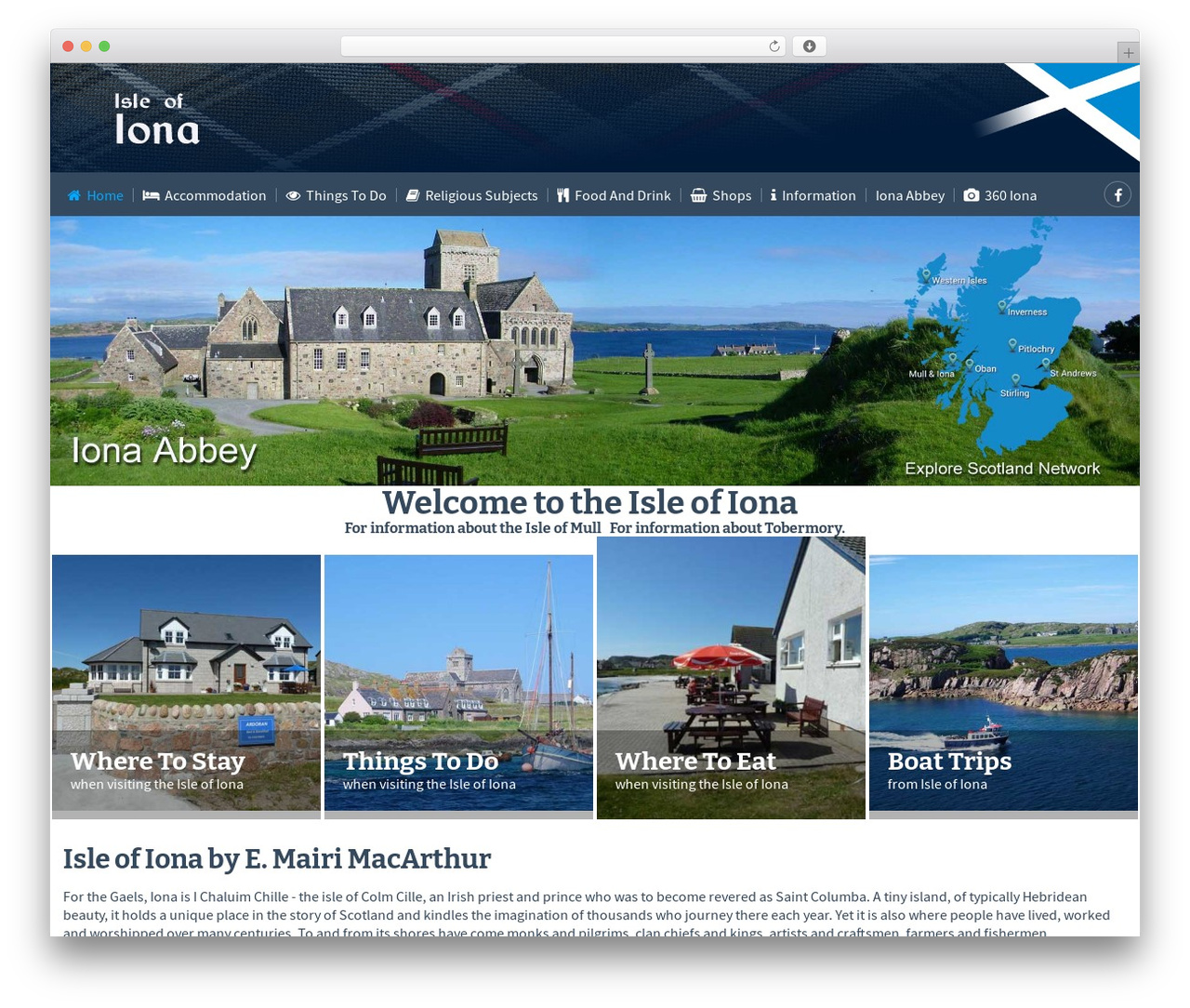 Explore Mull theme WordPress - isle-of-iona.net Explore Mull theme WordPress - isle-of-iona.net