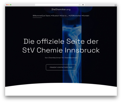 Rayforce WordPress page theme - diechemiker.org