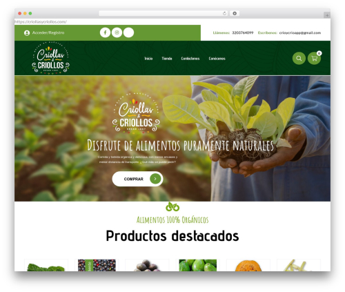 Theme WordPress Foodano - criollasycriollos.com