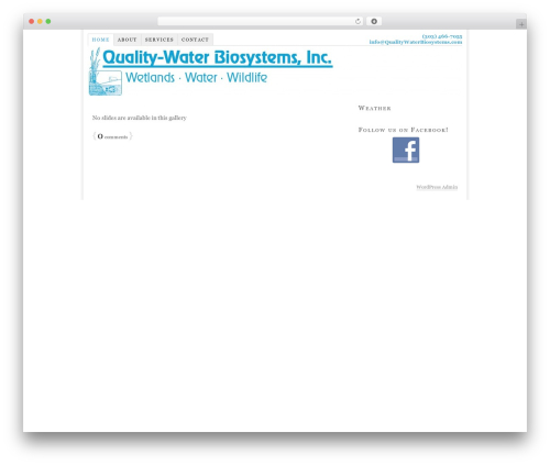 Alfie wp weather WordPress plugin - qualitywaterbiosystems.com