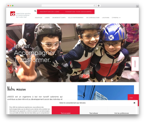 WordPress + Elementor WordPress theme - asccs.qc.ca