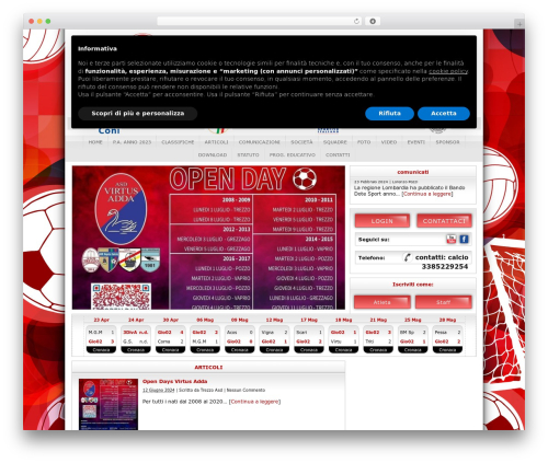 Argento WP theme - asdtrezzo.it