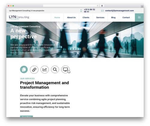 Divi WordPress theme - lynmanagement.com