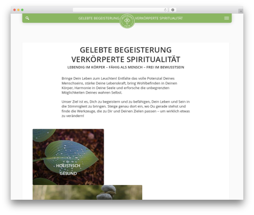 Extra WordPress theme - inspiriert-sein.de