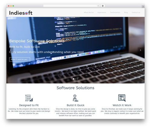 Flat Theme WordPress website theme - indiesoft.co.uk Flat Theme WordPress website theme - indiesoft.co.uk