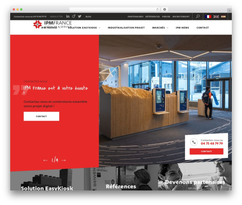 IPM WordPress theme - ipmfrance.fr