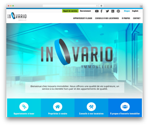 Movers WordPress theme - inovario.com