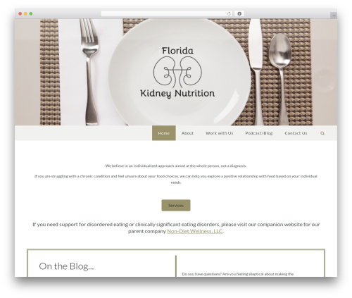 Namaha WordPress theme - annetteadamsrdn.com