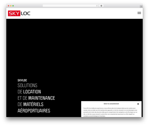 Skyloc best WordPress theme - skyloc.com
