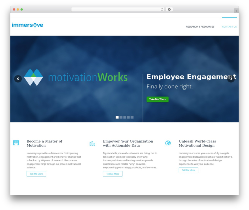 Theme WordPress DP Evolve - immersyve.com